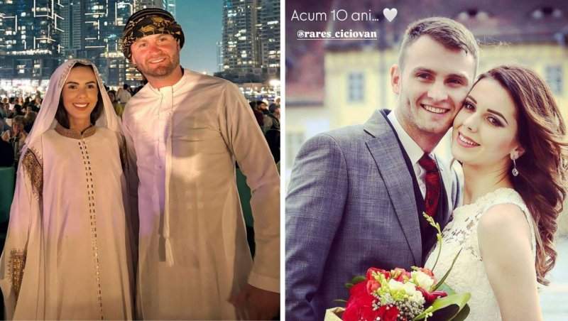Georgiana Lobonț și soțul ei, Rareș Ciciovan, au împlinit 10 ani de la cununia civilă! Imagini rare cu cei doi