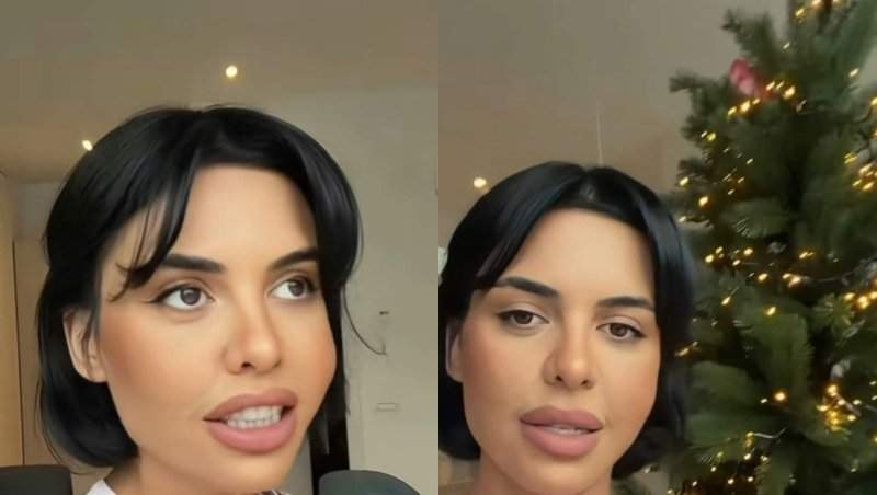 Andreea Popescu a împodobit bradul cu două luni înainte de Crăciun! Influencerița și-a decorat livingul în noul penthouse