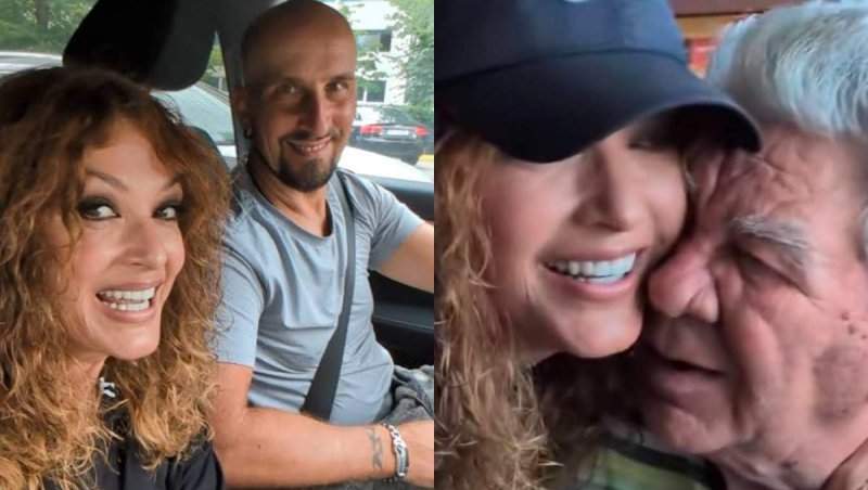 Anca Țurcașiu i-a făcut o surpriză tatălui său, de ziua lui de naștere. Cum a reacționat părintele actriței