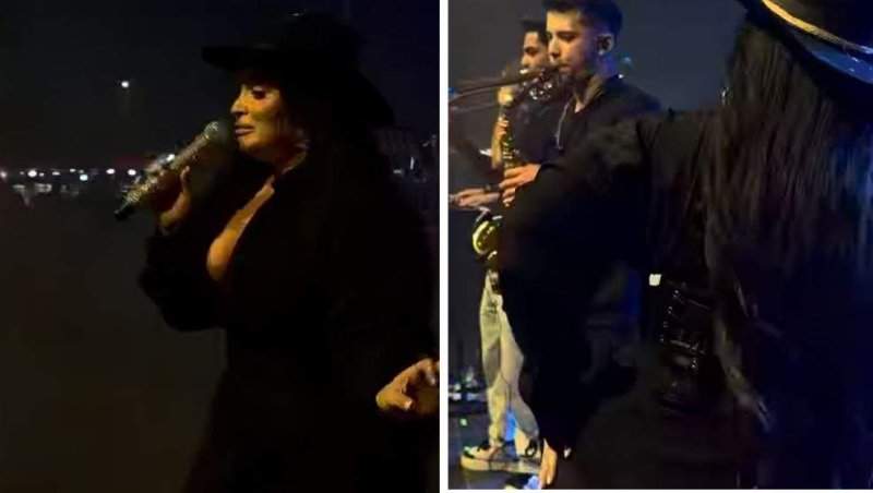 Oana Radu, scoasă din minți la un concert! Cum a reacționat după ce i-a fost băgat laserul în ochi | VIDEO