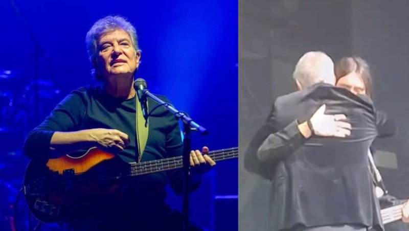 Fiul lui Iulian Mugurel Vrabete a urcat pe scenă alături de Holograf, după moartea artistului! Imagini pline de emoție