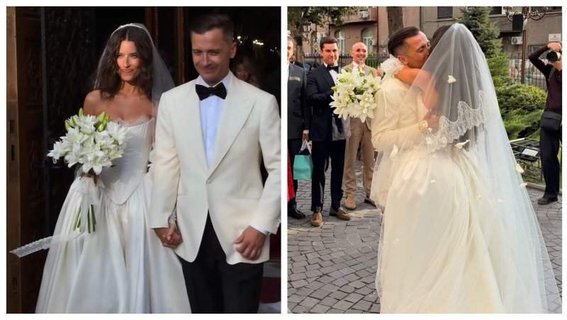 Ce rochie a purtat Alice Peneacă la petrecerea de nuntă. Cum a arătat tortul