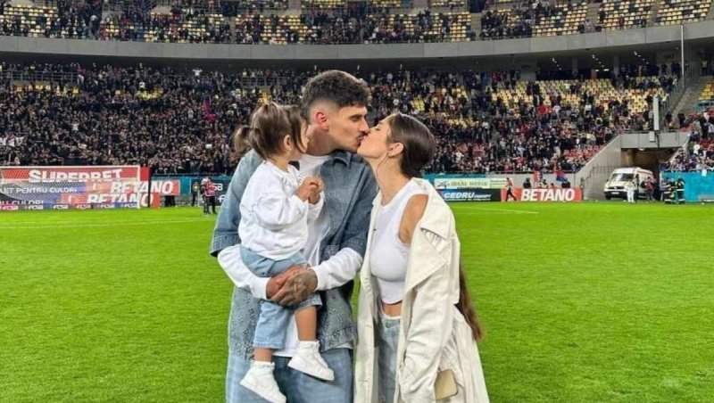 Imagini superbe de la aniversarea fiicei lui Florinel Coman. Fotbalistul și soția au sărbătorit-o în avans pe Kasia
