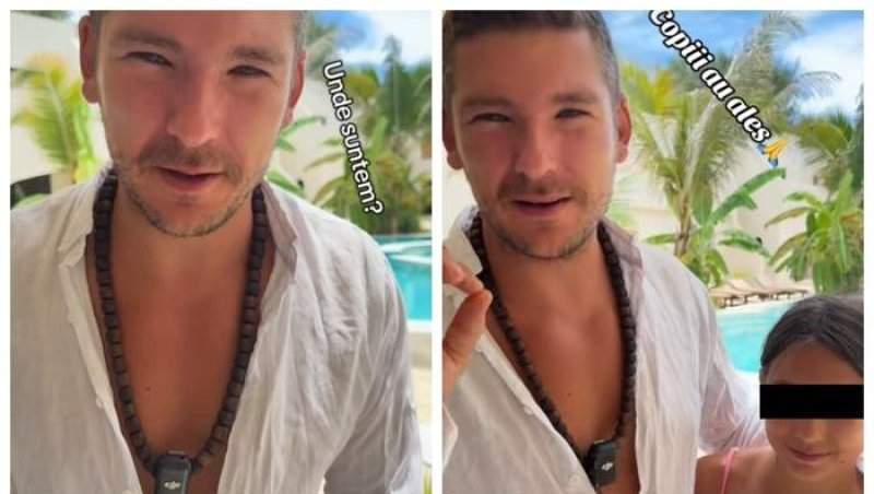 Călin Donca și-a respectat înțelegerea cu familia dinainte de Survivor. Unde și-a dus soția și copiii, după ce au rămas blocați în Emirate