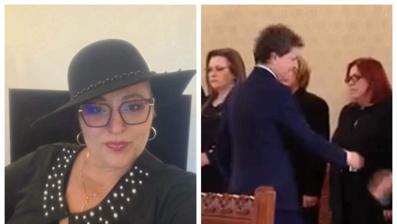 Diana Șoșoacă, apariție atipică la Cotroceni. Ținuta cu pălărie cu boruri largi l-a făcut pe Nicușor Dan să zâmbească