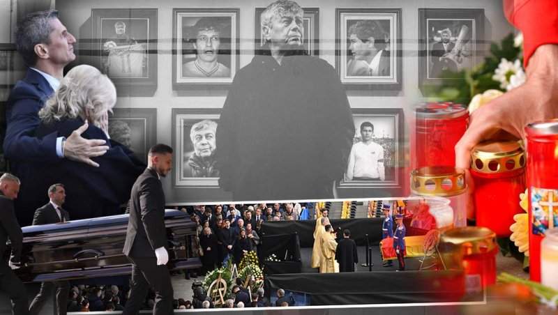 Mircea Lucescu, ultimul drum! Legendele nu mor… Imagini în timp real de la ceremonia de înmormântare