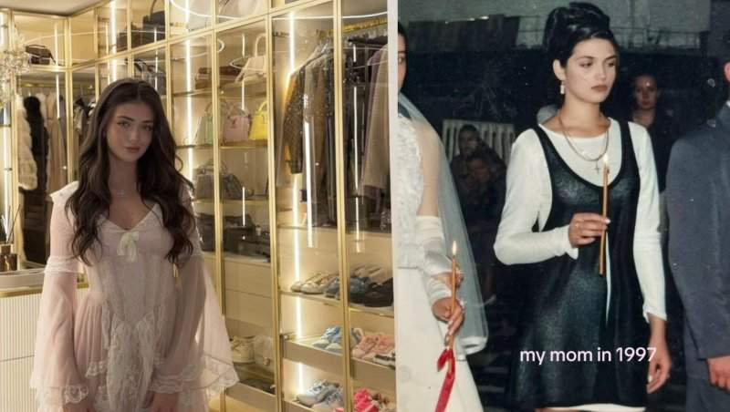 Cum arăta mama Andreei Bostănică în adolescență. Asemănarea cu influencerița este izbitoare