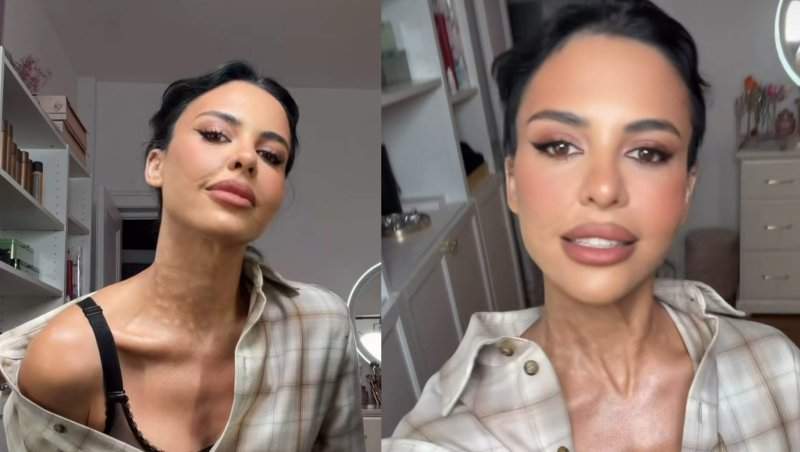 Andreea Popescu, apariție îngrijorătoare! Influencerița s-a afișat cu mai multe urme pe gât. Ce a pățit