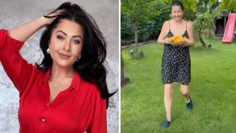 Gabriela Cristea a slăbit foarte mult! Imagini din curtea vedetei