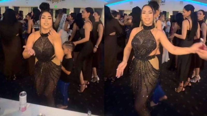 Nora lui Florin Salam, nașă mare! Soția lui Dani Stoian, Mihaela, a îmbrăcat o ținută îndrăzneață