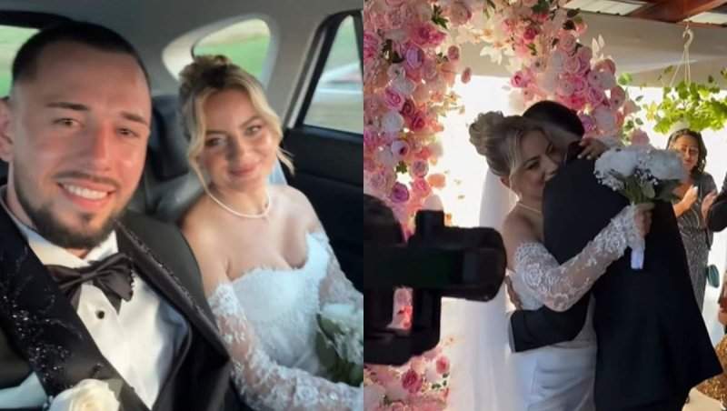 Primele imagini cu Laura și Mihai, mire și mireasă! Câștigătorii sezonului 10 Mireasa s-au căsătorit