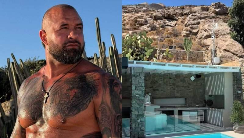 Cât costă o noapte de cazare la hotelul la care este Alex Bodi, în Mykonos. Imagini cu vila de lux