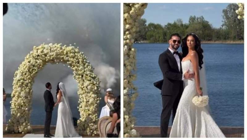 Ce melodie a ales Dorian Popa cât își aștepta mireasa la altar. Moment emoționat la ceremonie