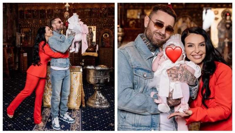 Francisca și TJ Miles și-au botezat fetița! Cine sunt nașii Clarei