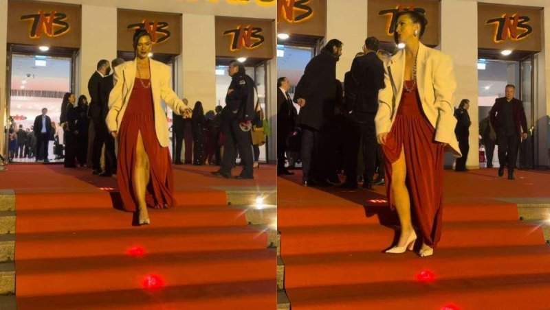 Moment absolut savuros cu Adela Popescu pe covorul roșu de la Premiile Gopo! A avut nevoie de ajutor să rezolve