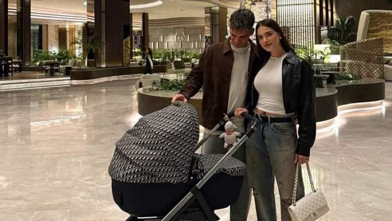 Fiul lui Ianis Hagi și al soției sale a împlinit cinci luni. Cum l-au sărbătorit pe Giorgios