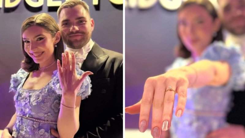 Mesajul emoționant al tinerei cerute în căsătorie de iubitul ei la balul mascat al momentului! Orice femeie și-ar fi dorit să fie în locul ei