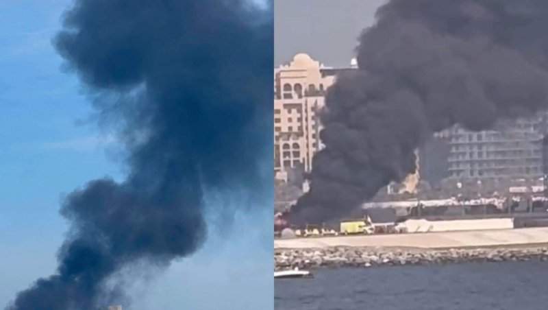 Incendiu de proporții la Dubai Marina! O vedetă din România a filmat totul | VIDEO