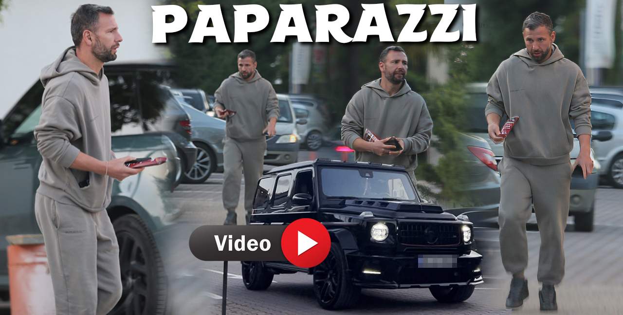 Cu o mașină scumpă și încrederea înainte, Răzvan Raț i-a ”pus pe pauză” pe șoferii din București, pentru propriile plăceri! Imagini exclusive cu fostul fotbalist / PAPARAZZI