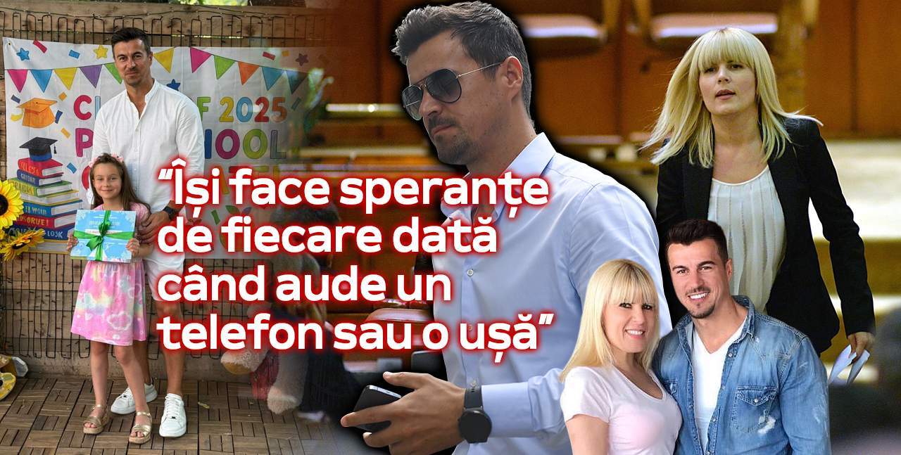 Iubitul Elenei Udrea, Adrian Alexandrov, singur la absolvirea clasei 0 a fiicei lor! Declaraţii exclusive! Fetița încă își așteaptă mama acasă, de mai bine de 3 ani