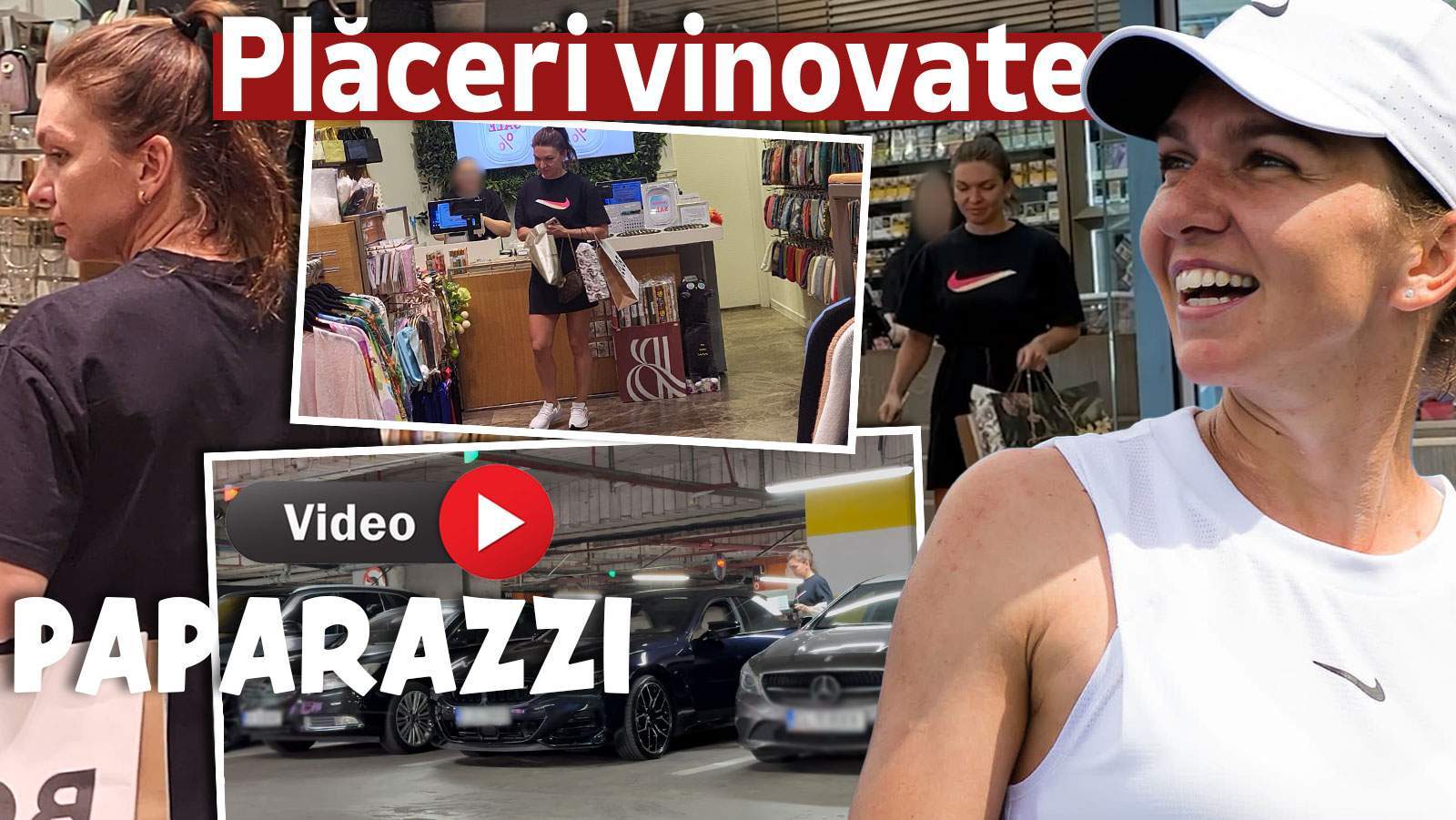 Simona Halep, lecţie de modestie! Are o avere estimată la 40 de milioane de euro, dar îşi cumpără accesorii de 40 de lei / PAPARAZZI