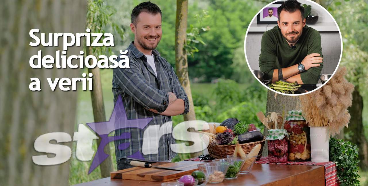 Din 21 iulie, „Meniu de vedetă – Arome de vară”: Chef Horia Manea aduce gustul verii în  natură, la Antena Stars