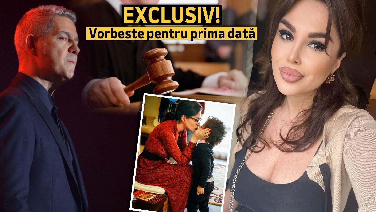 Primele declarații ale Laurei Maria Calafeteanu, după ce a obținut victoria în instanță împotriva tenorului italian Alessandro Safina! Ce îi transmite tatălui copilului ei