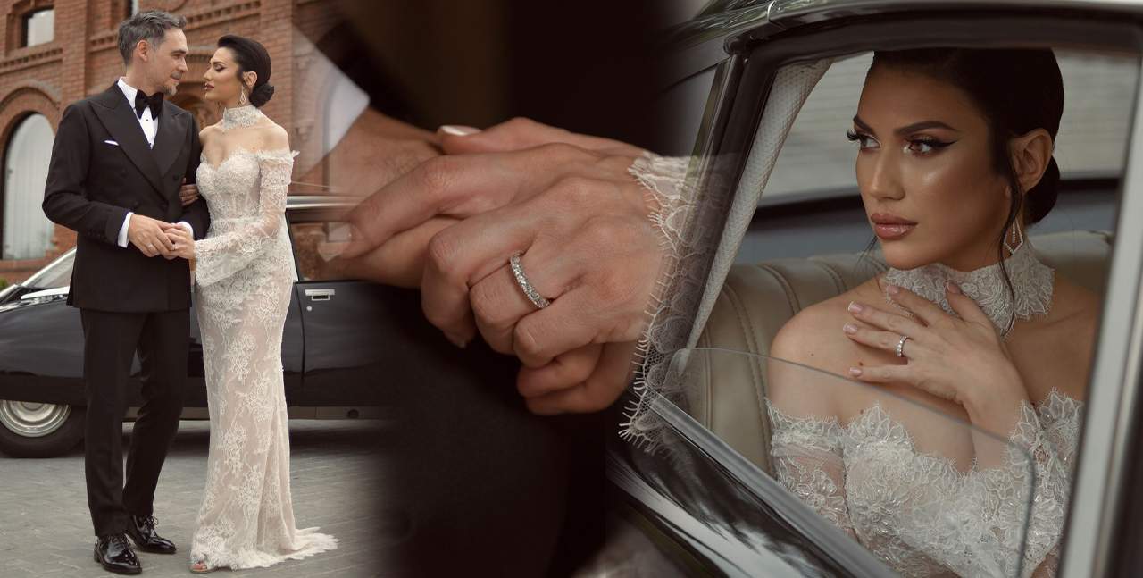 Daliana Răducan și Răzvan Simion s-au căsătorit în mare secret! Imagini spectaculoase de la nunta prezentatorului TV: ”Astăzi am rostit...” / FOTO