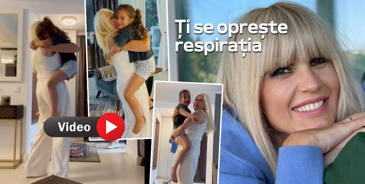 Momentul emoționant în care fiica Elenei Udrea și-a văzut mama acasă! A căzut în genunchi! Cele două au fost copleșite de emoție | VIDEO