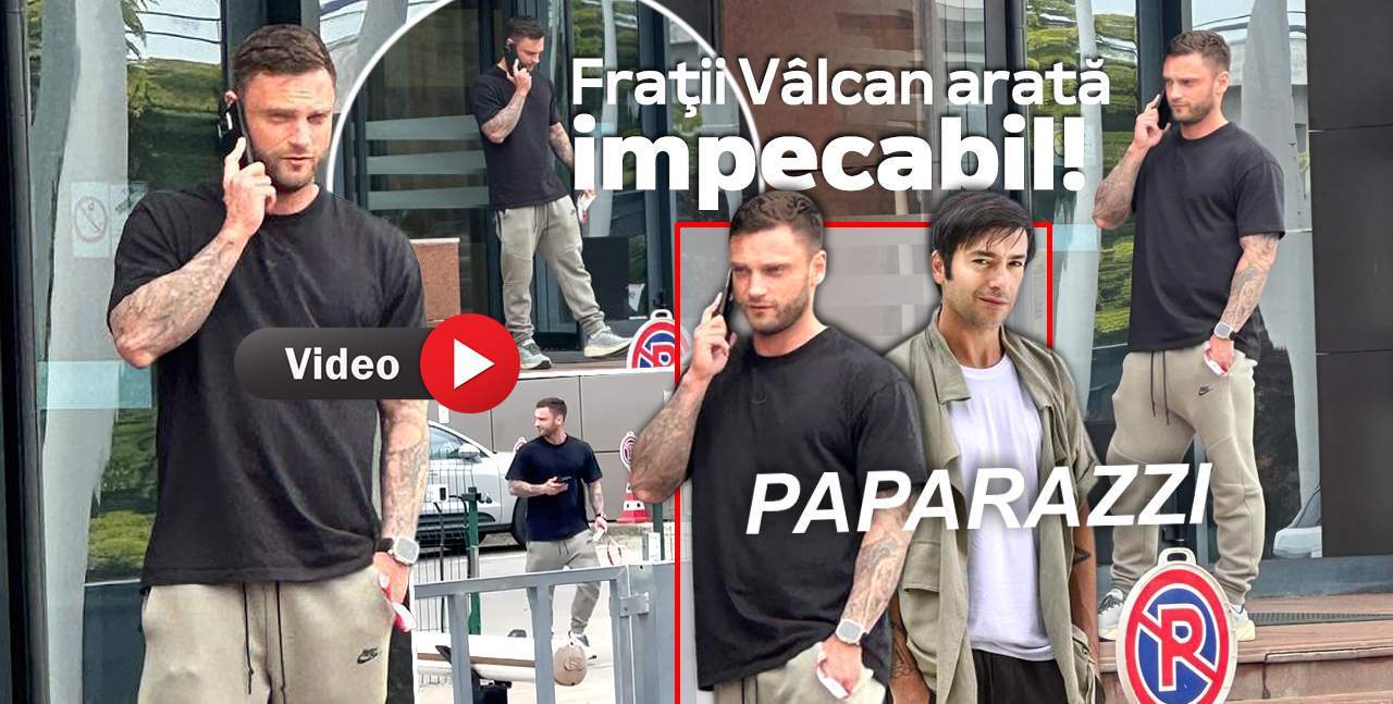 Imagini rare și exclusive cu fratele mai mic al lui Radu Vâlcan. Cristi lucrează și el la Antena și arată ca un manechin! / VIDEO