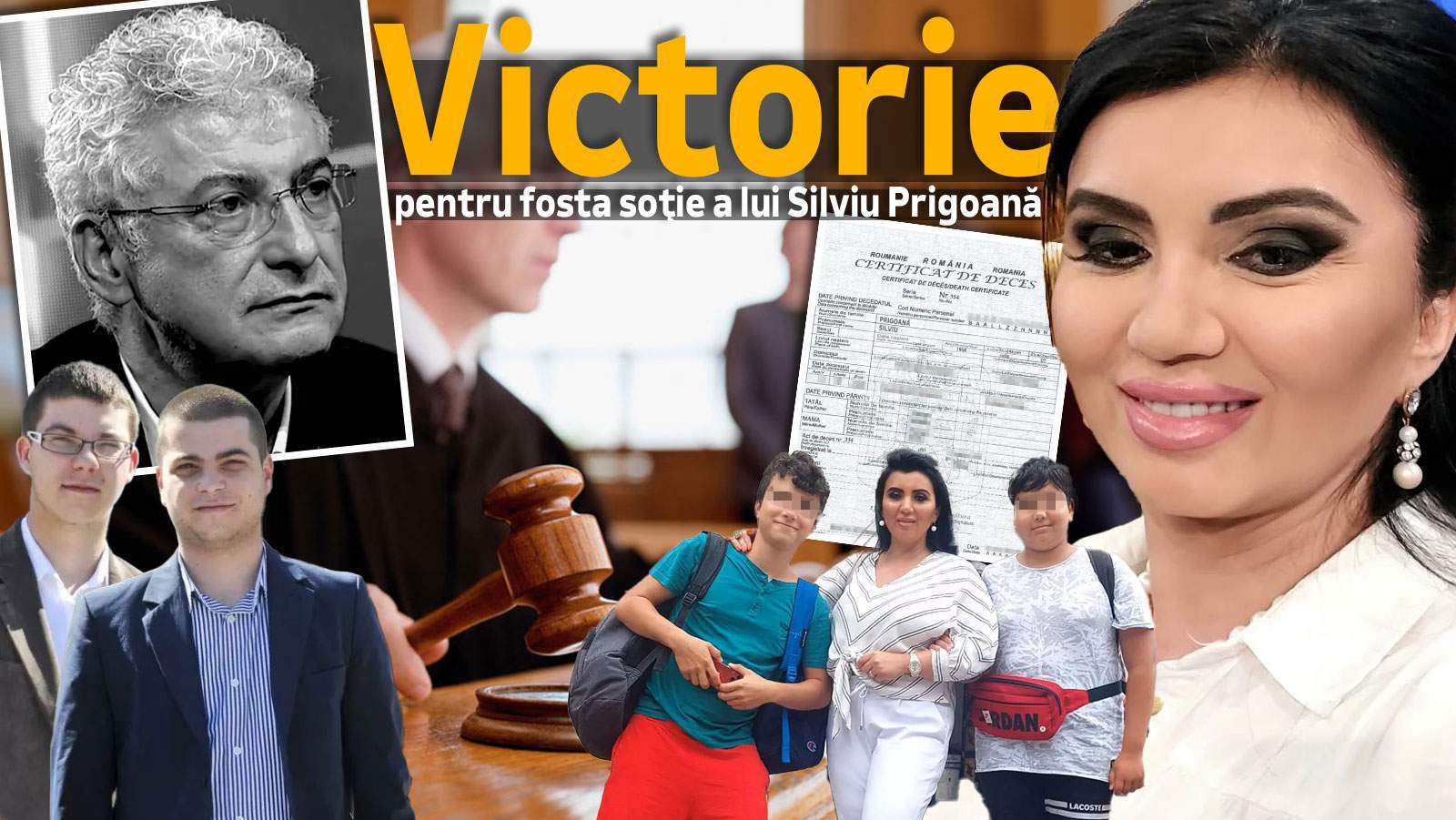 Honorius și Silvius Prigoană au pierdut lupta cu Adriana Bahmuțeanu / Detalii exclusive