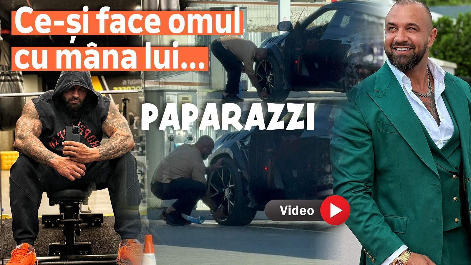 Alex Bodi îşi rezolvă problemele singur! Milionarul musculos nu trage degeaba la sală! Ştie să manevreze orice! | PAPARAZZI