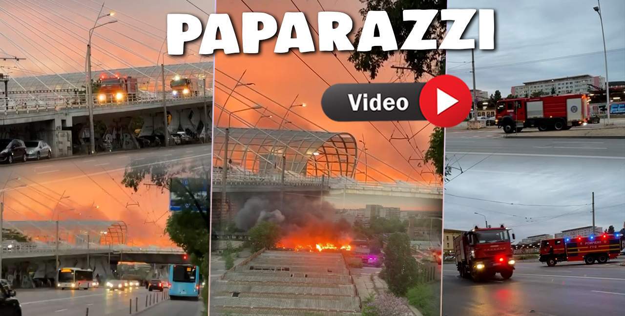 Incendiu puternic în Sectorul 1 al Capitalei! Pompierii au intervenit de urgență / VIDEO