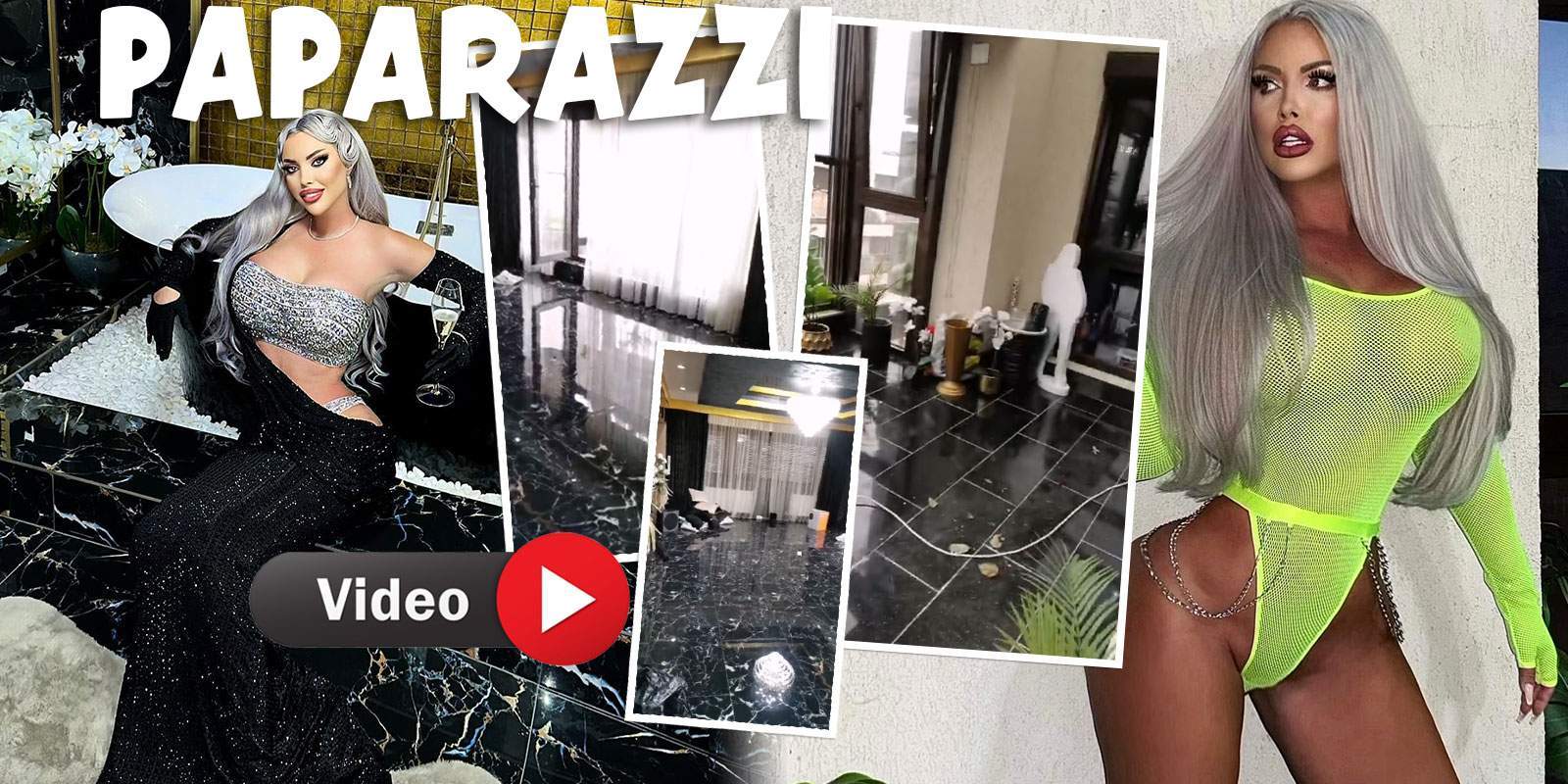 Imagini exclusive! Cum arată penthouse-ul Loredanei Chivu, după ce a fost golit de executori / PAPARAZZI