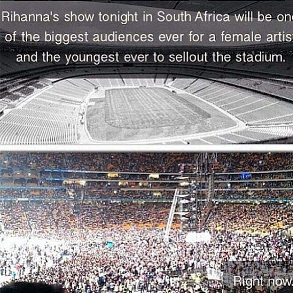 Cea mai mare audienţă din LUME pentru o cântăreaţă de sex feminin! Rihanna rupe topurile