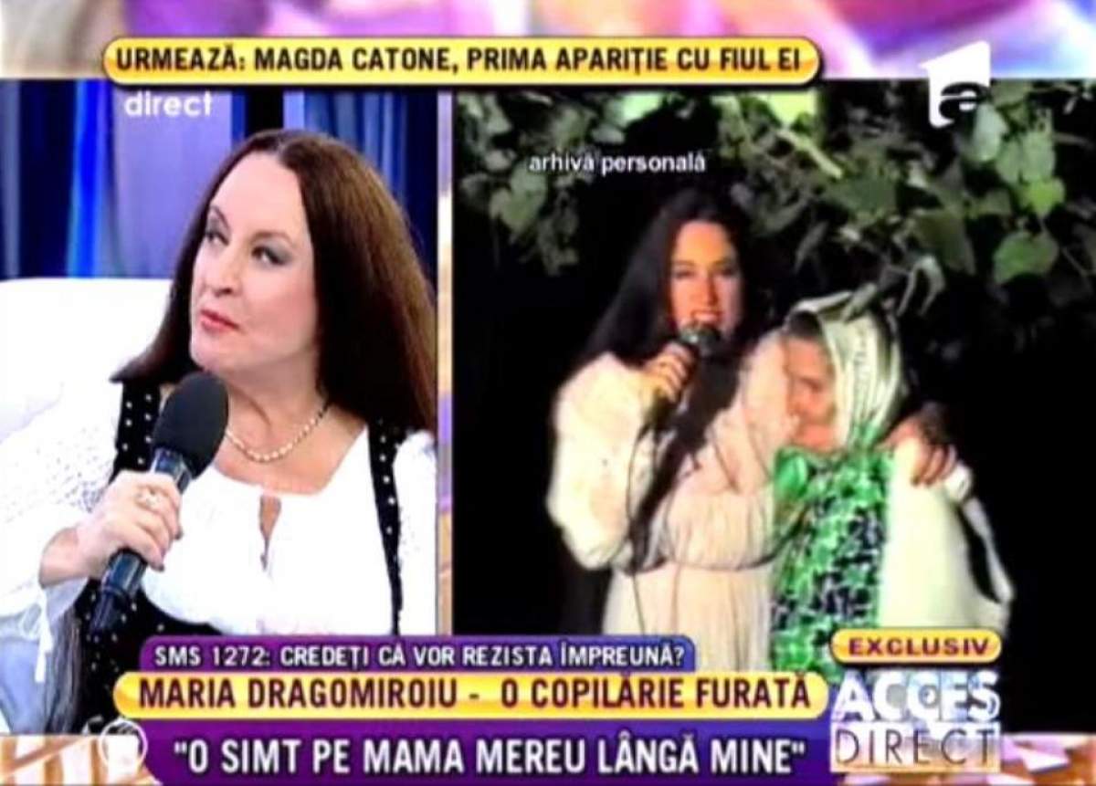 Maria Dragomiroiu: "Doamne, ia din viaţa mea cât vrei şi dă-i mamei mele!"