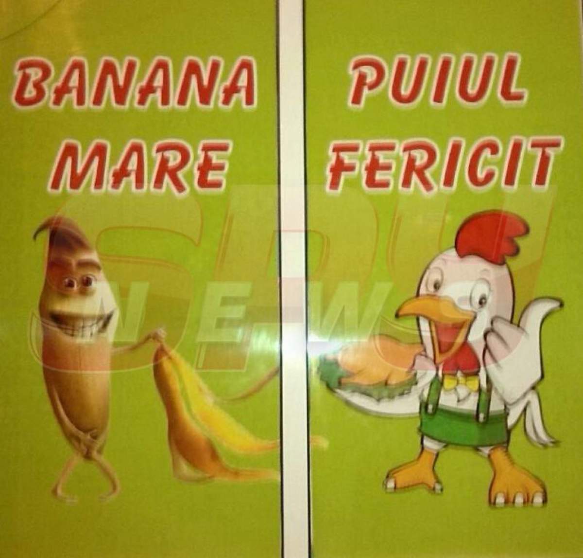 Banana mare, puiul fericit!