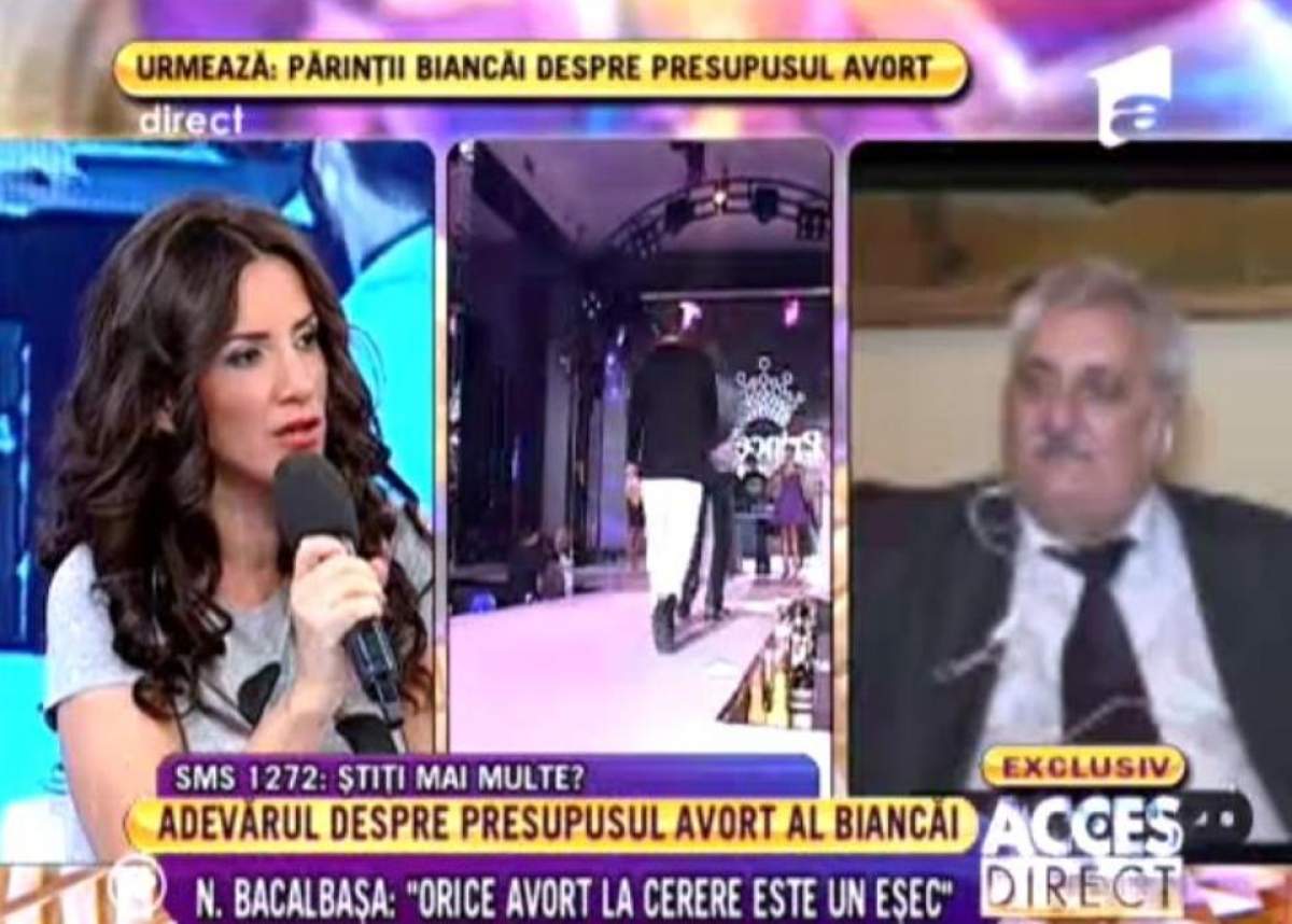 Doctorul Nicolae Bacalbaşa: "Orice avort la cerere e un eşec!"