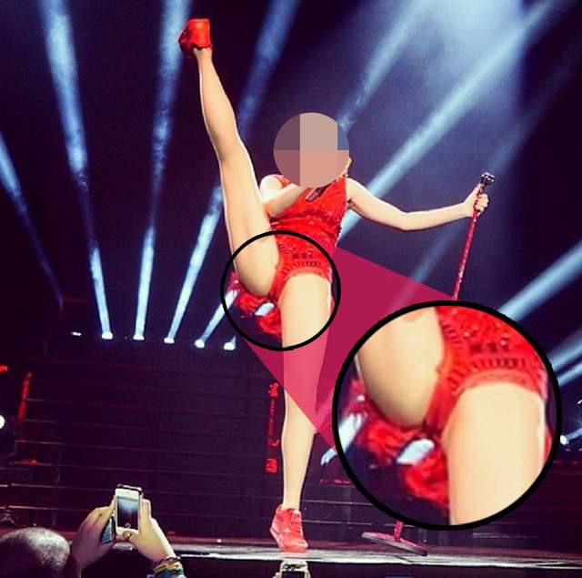 A făcut un show incendiar pe scenă! Ghici ce vedetă îşi demonstrează abilităţile de gimnastă!