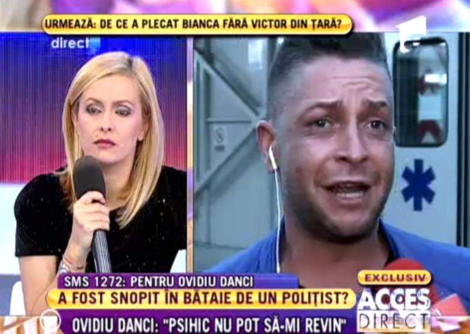 Ovidiu Danci a ajuns la urgenţe după ce a fost snopit în bătaie de poliţişti! Vezi ce i s-a întâmplat! / VIDEO