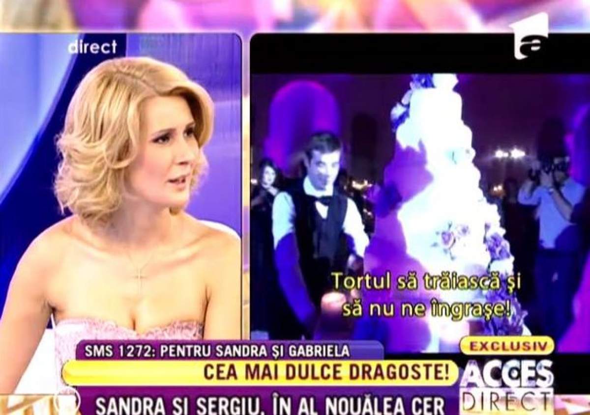 Sandra Stoicescu: "Când mi-am pus rochia de mireasă mi s-au umplut ochii de lacrimi" / VIDEO