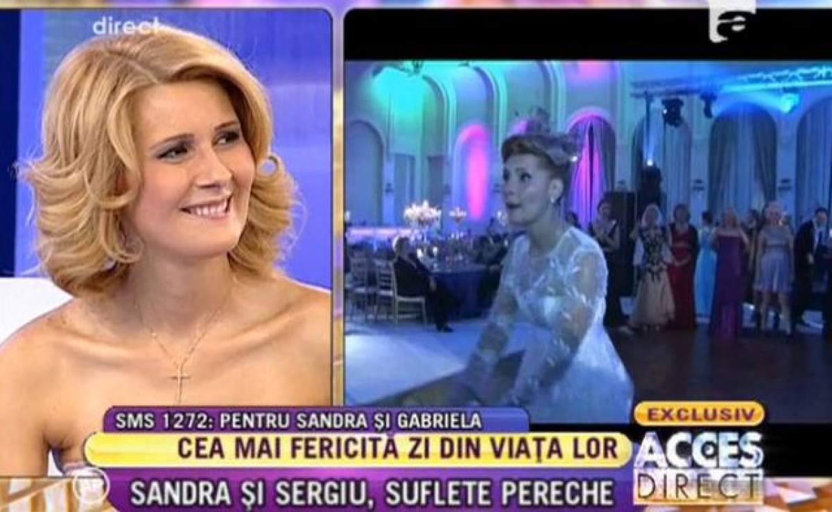 Vezi cine a prins buchetul miresei la nunta Sandrei Stoicescu / VIDEO