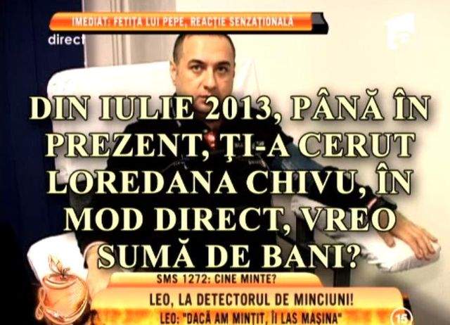 Incredibil! Leo a spus şi el adevărul la testul poligraf! Ce se va întâmpla cu maşina? / VIDEO