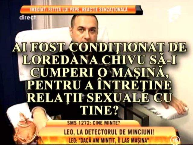 Incredibil! Leo a spus şi el adevărul la testul poligraf! Ce se va întâmpla cu maşina? / VIDEO