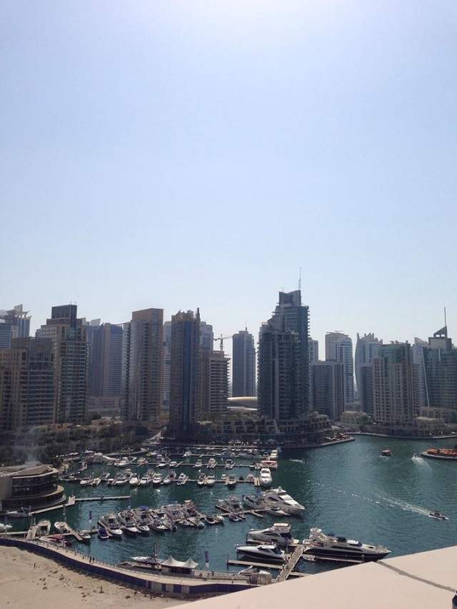 Uite ce vede Bianca în Dubai de la fereastra hotelului!
