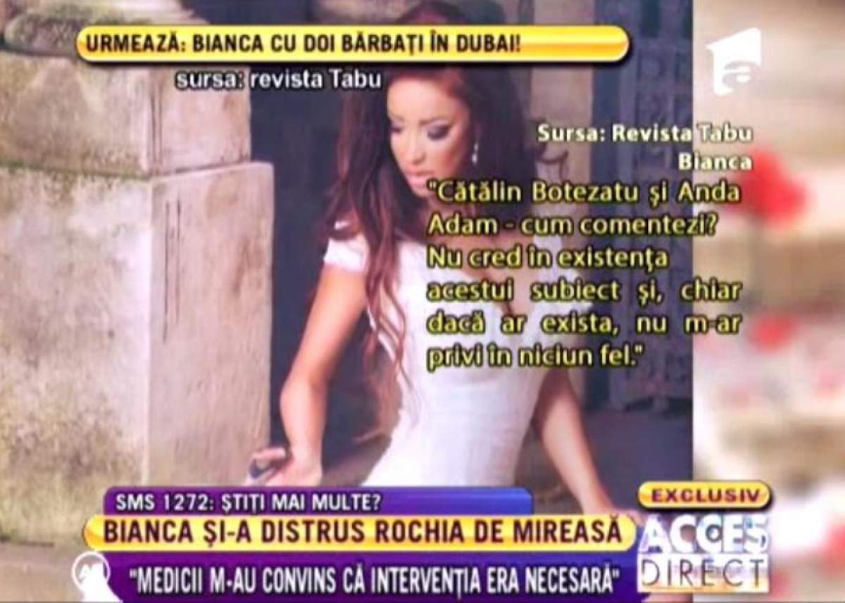 Bianca vorbeşte despre relaţia lui Bote cu Anda Adam!