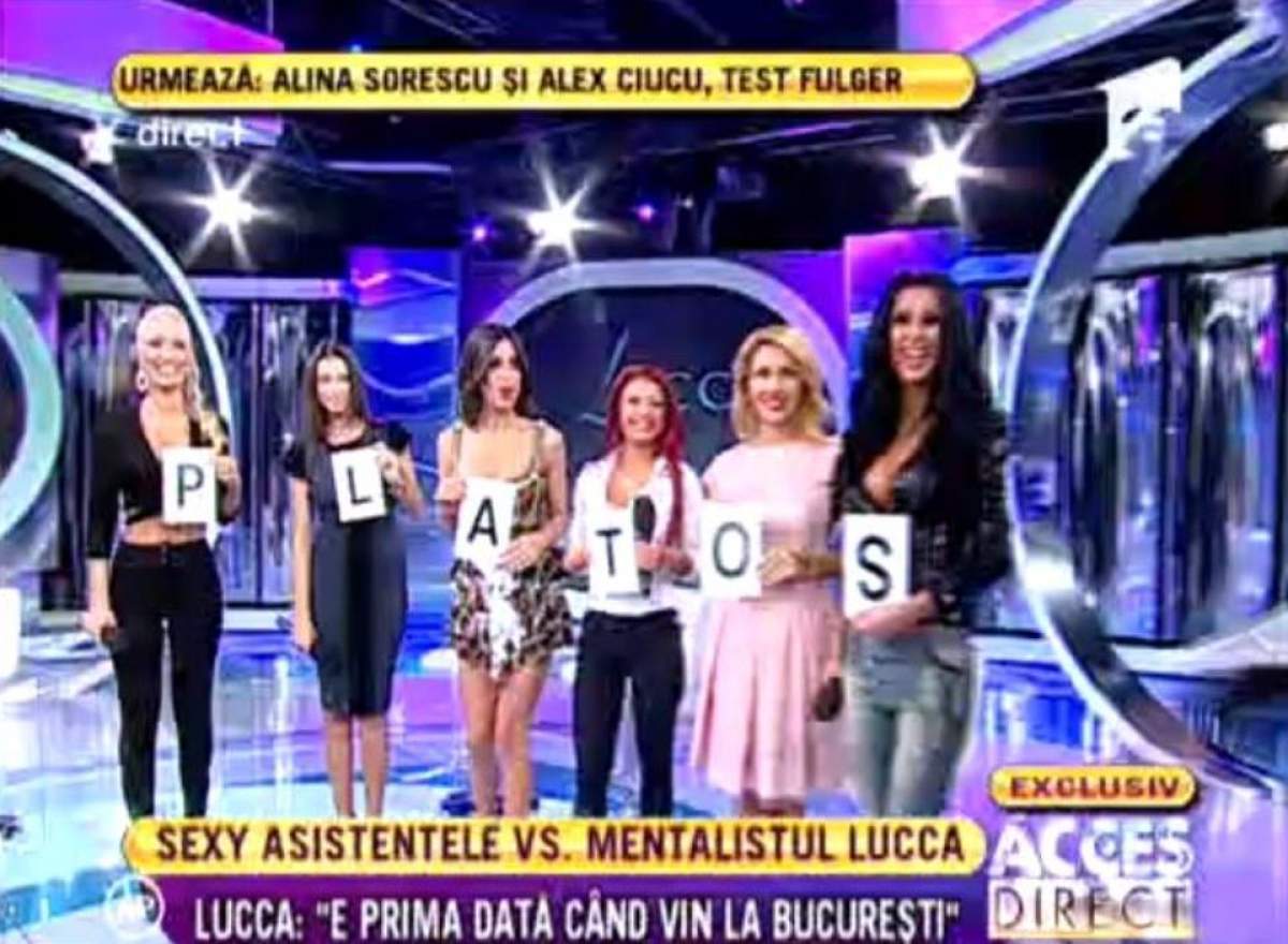 Mentalistul Lucca le-a lăsat cu gura deschisă pe cele mai frumoase asistente TV / VIDEO