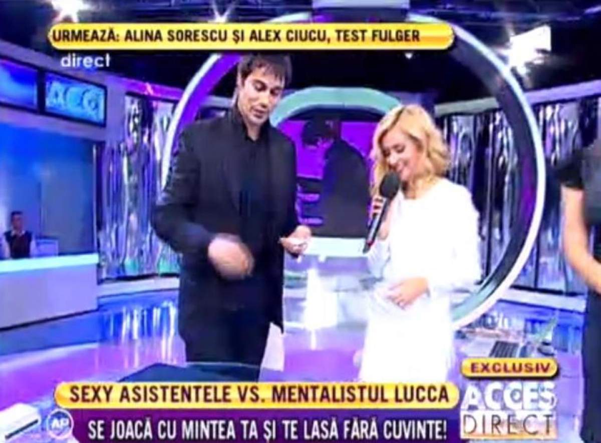 Mentalistul Lucca a uimit-o pe Simona Gheghe! Uite ce truc i-a făcut / VIDEO