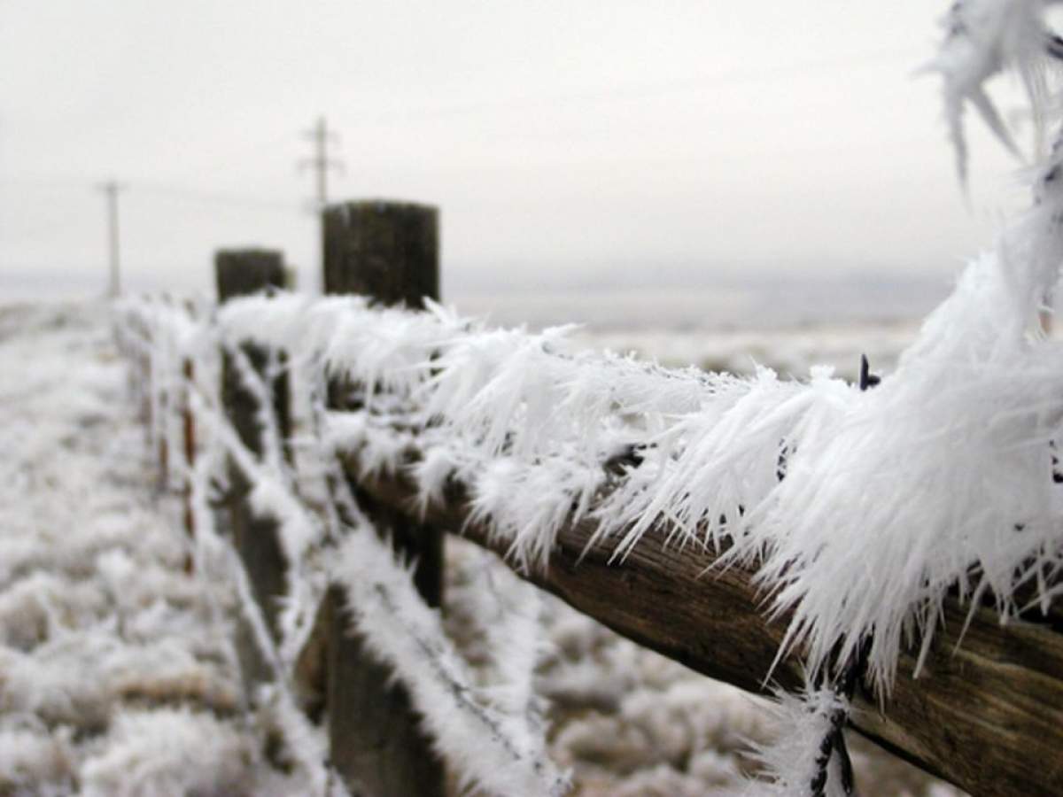 România îngheaţă? În jumătate de ţară s-au înregistrat temperaturi negative!