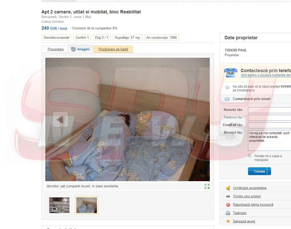 Superofertă: închiriez apartament, cu tot cu nevastă!